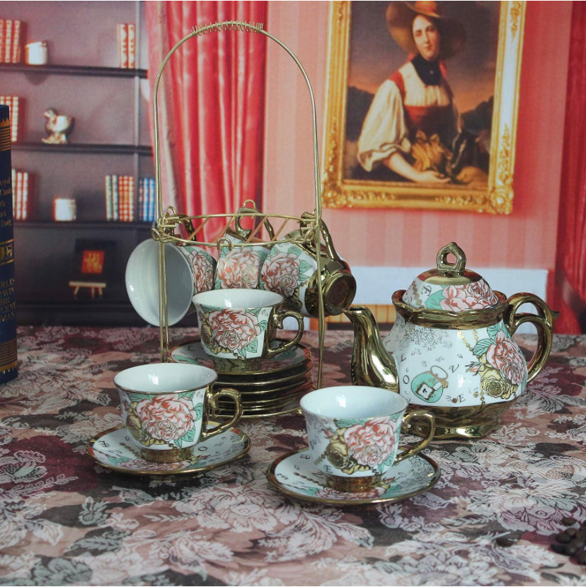 Tea Cup & Saucer Set of (6)