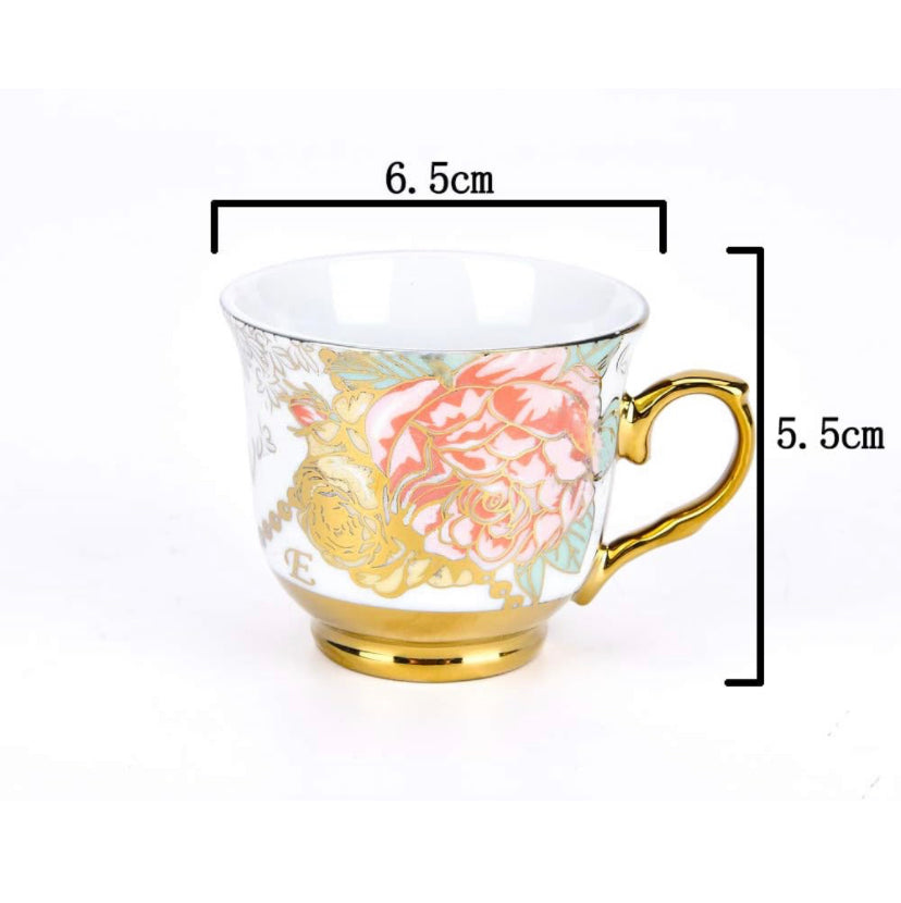 Tea Cup & Saucer Set of (6)