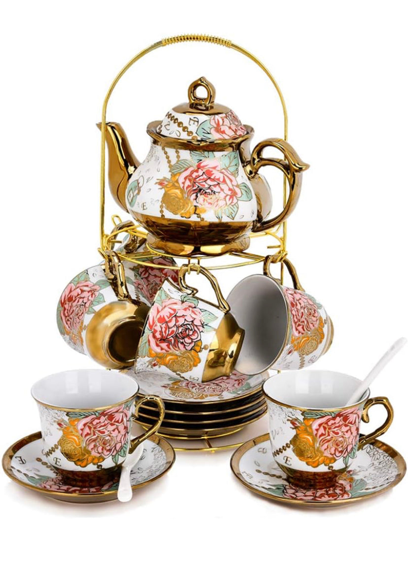 20 pcs European Ceramic Tea Set